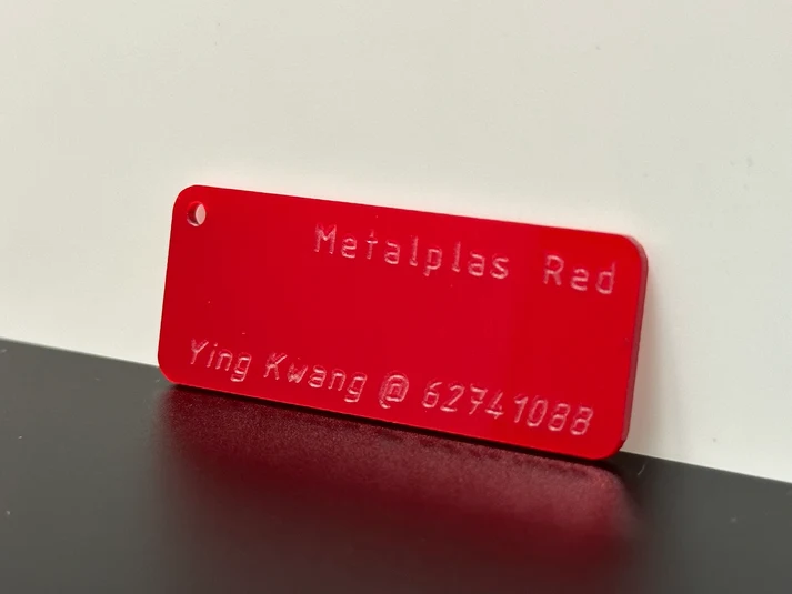 2mm PB102 Metallic Red