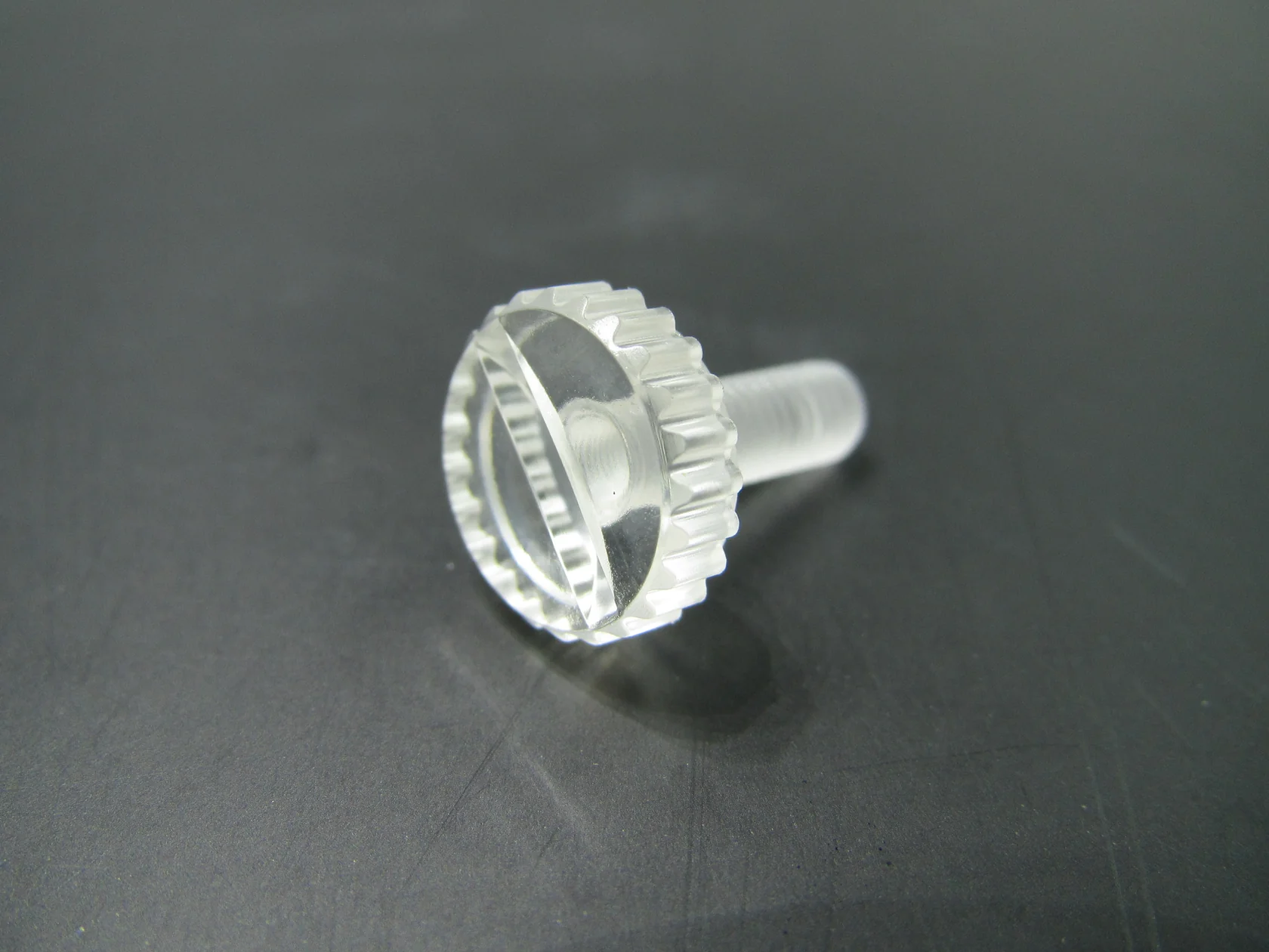 Clear Plastic Screws (Hand Knob)