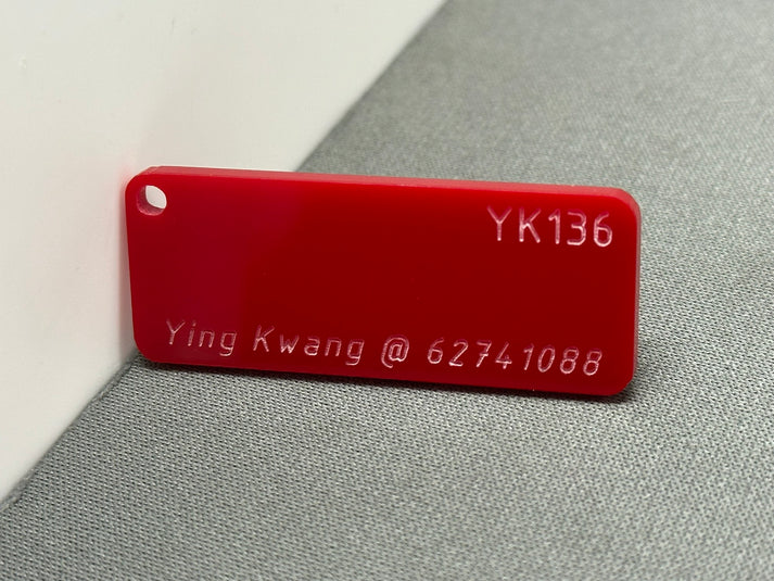 3mm YK136 Opaque Red