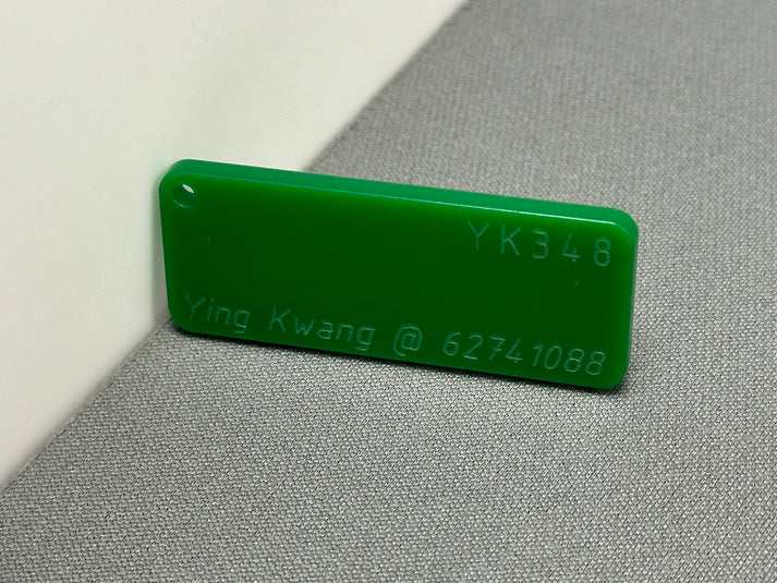 3mm YK348 Opaque Dark Green