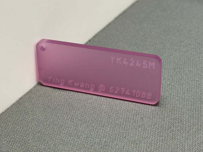3mm YK4245M Matt Pink