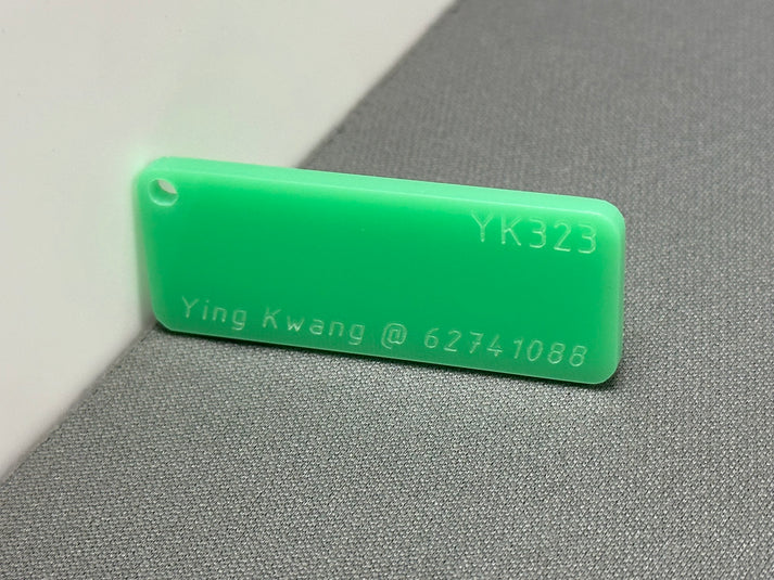 3mm YK323 Translucent Greenish Turquoise