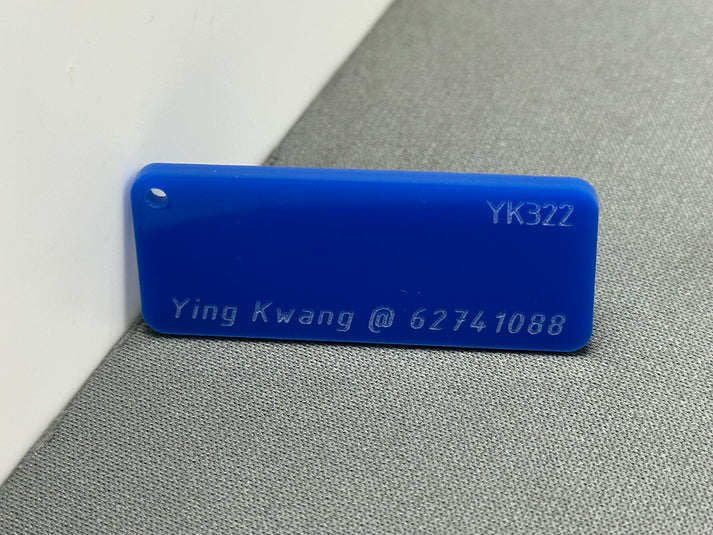 3mm YK322 Opaque Bright Blue