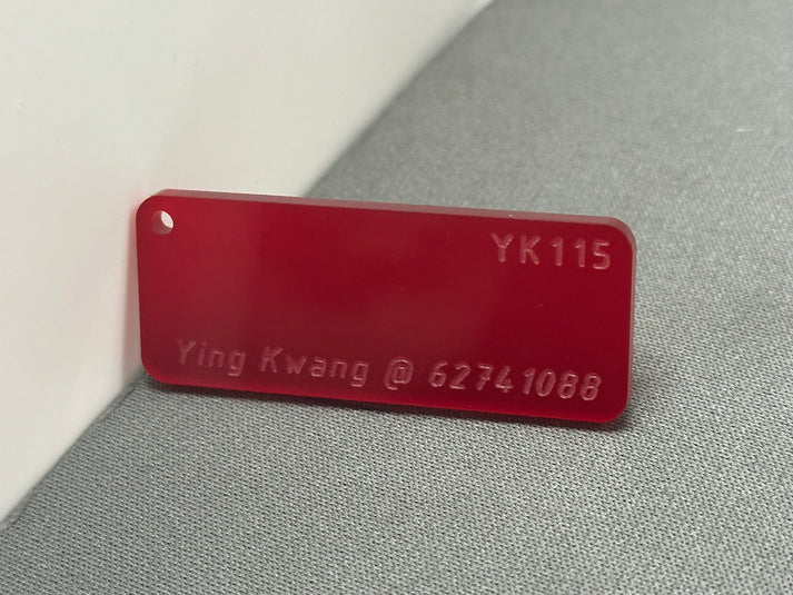 3mm YK115 Translucent Red