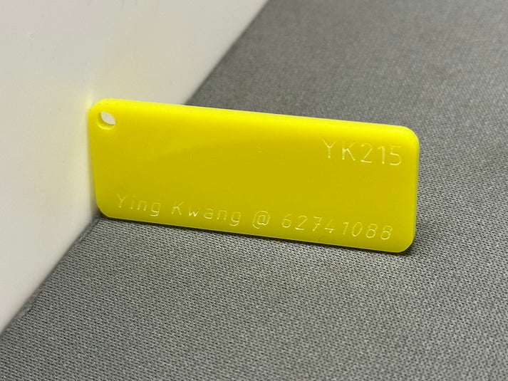 3mm YK215 Translucent Lemon Yellow