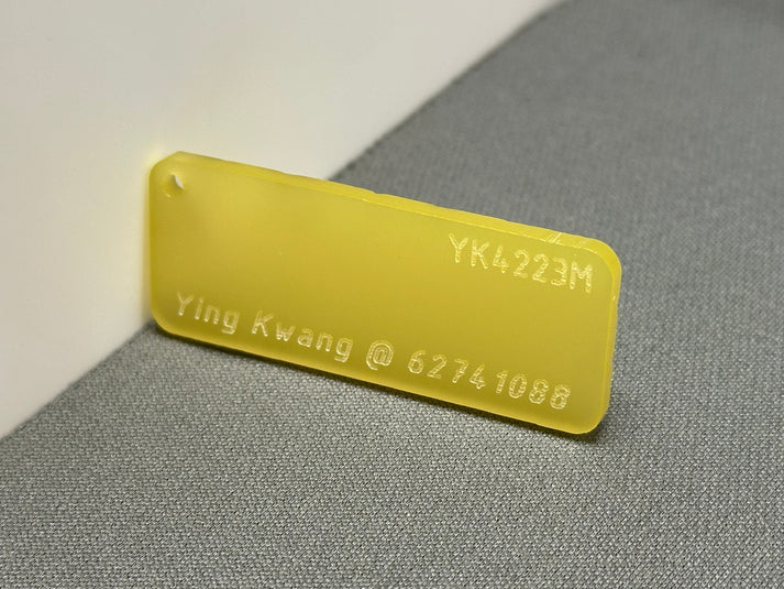 3mm YK4223M Matt Yellow