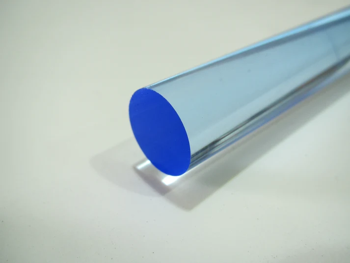 Luminous Blue Rod