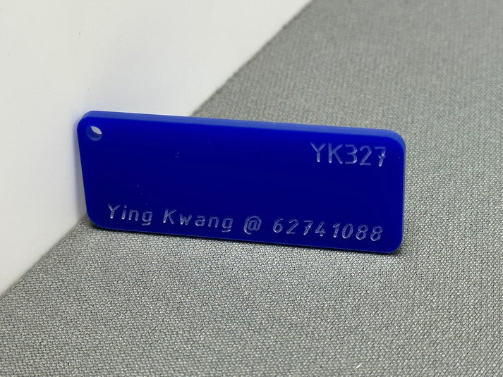 3mm YK327 Translucent Electric Blue
