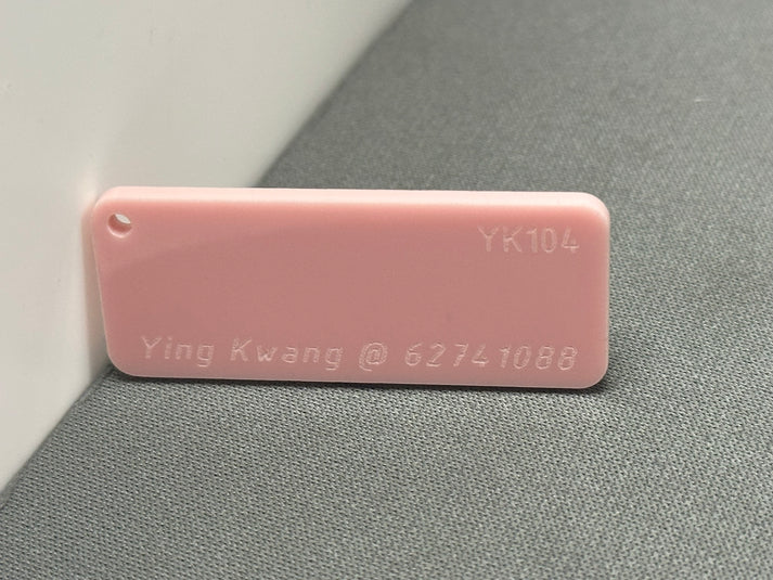 3mm YK104 Opaque Light Pink