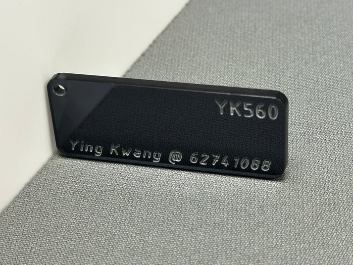 3mm YK560 Tinted Dark Smoke Grey