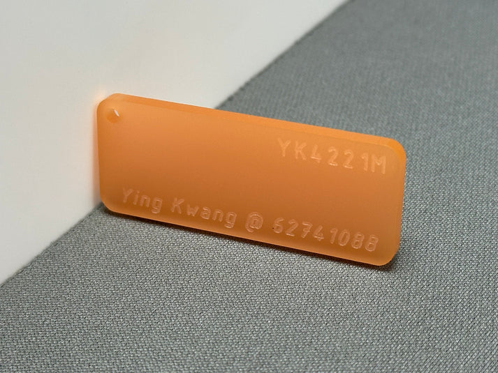 3mm YK4221M Matt Orange