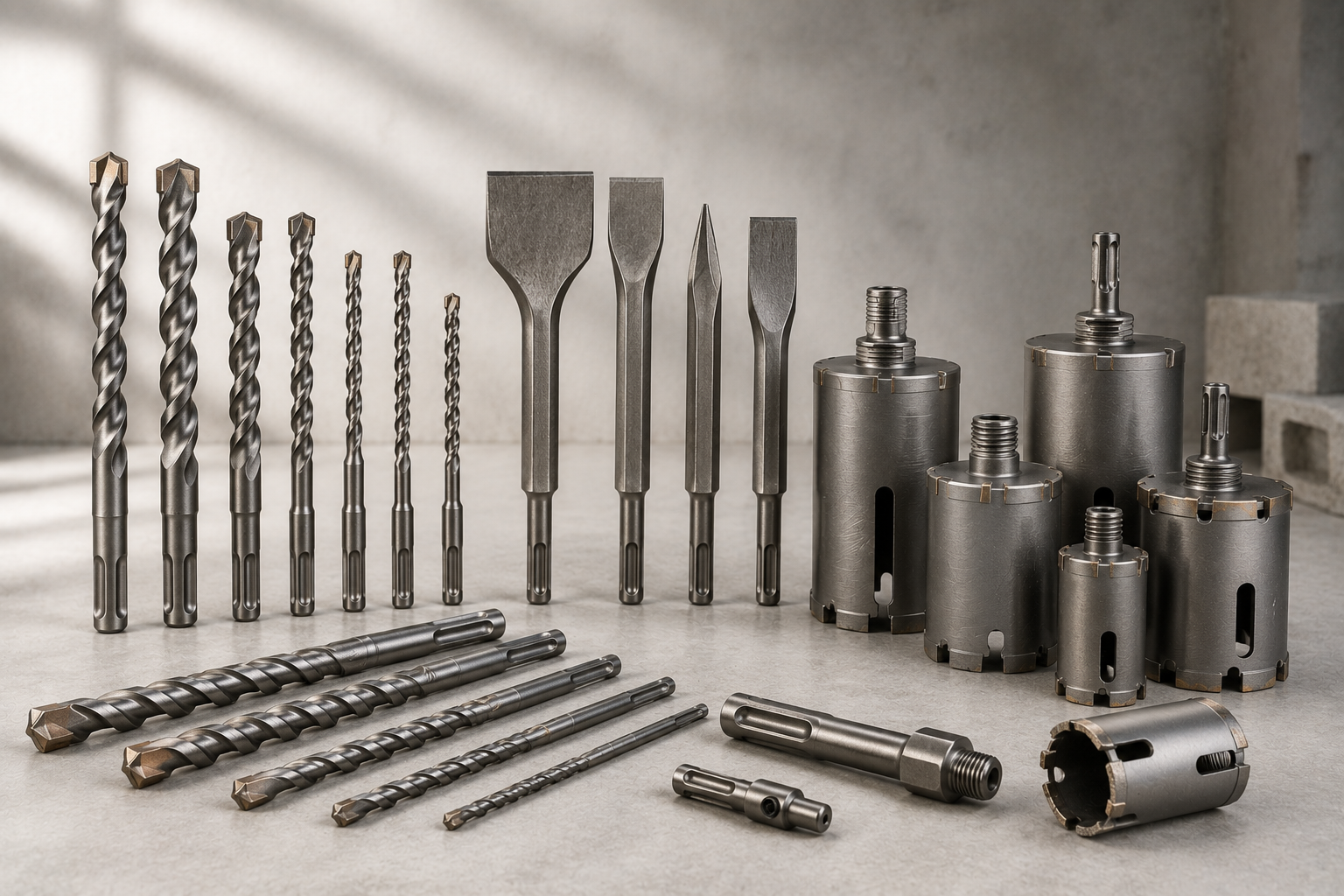 SDSDRILL BIT-CHISEL-COREBITS
