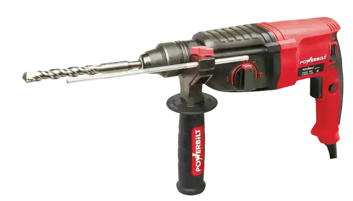 Powerbilt 26 MM SDS Rotary Hammer Drill 1600W 2-Mode | PBT-RH-26 - POWERBILT Wholesale Industrial Tool Dealer