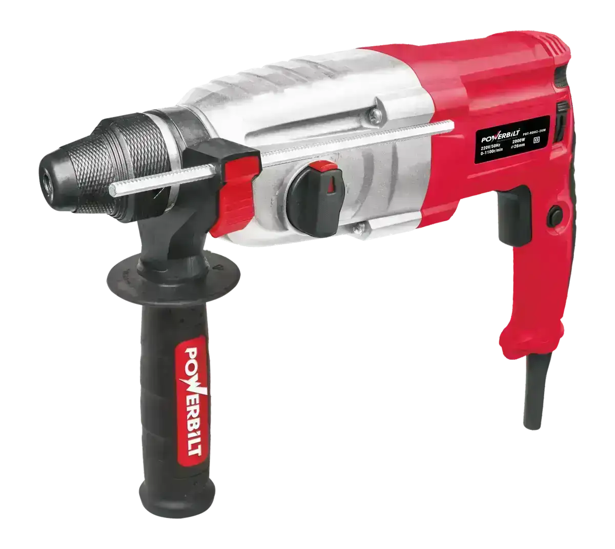 Powerbilt 28 MM SDS Rotary-Demolition Hammer Drill 2000W 2-Mode | PBT-RDH2-28M - POWERBILT Wholesale Industrial Tool Dealer